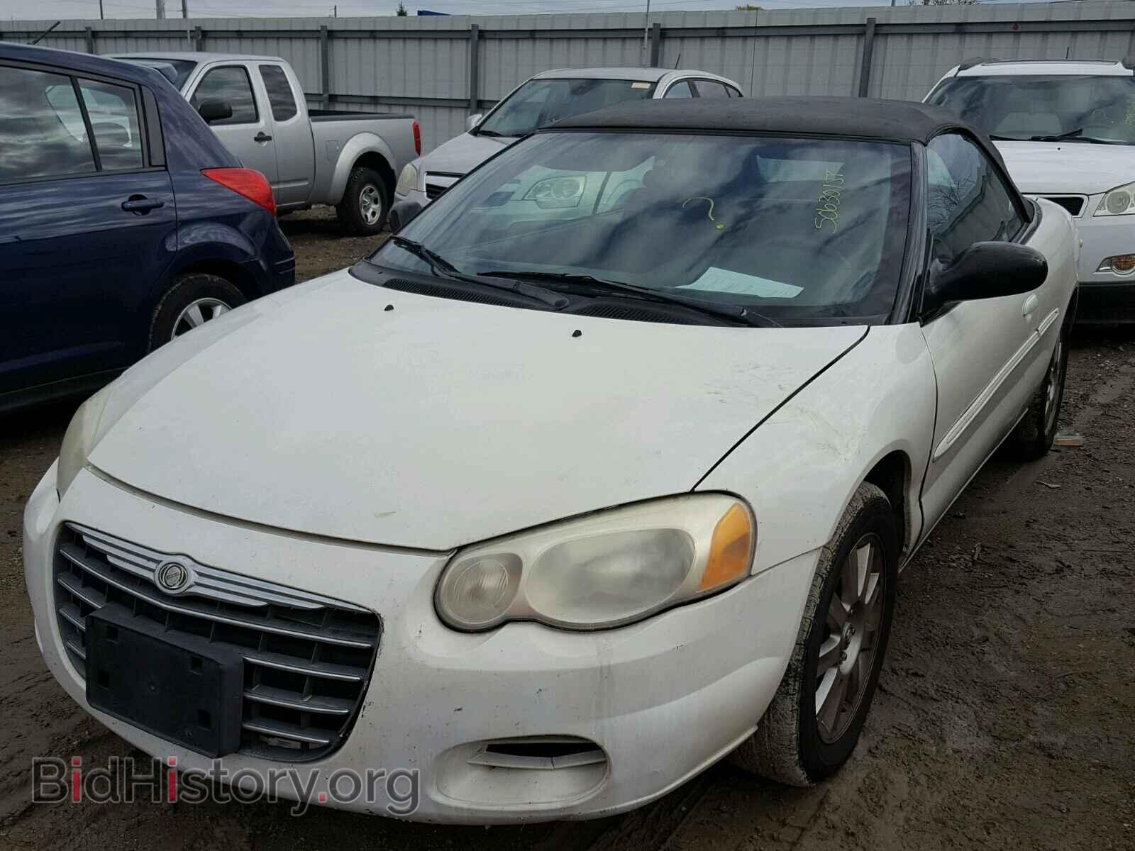 2004 CHRYSLER SEBRING - VIN: 1C3EL75R74N362739 - Фото 2