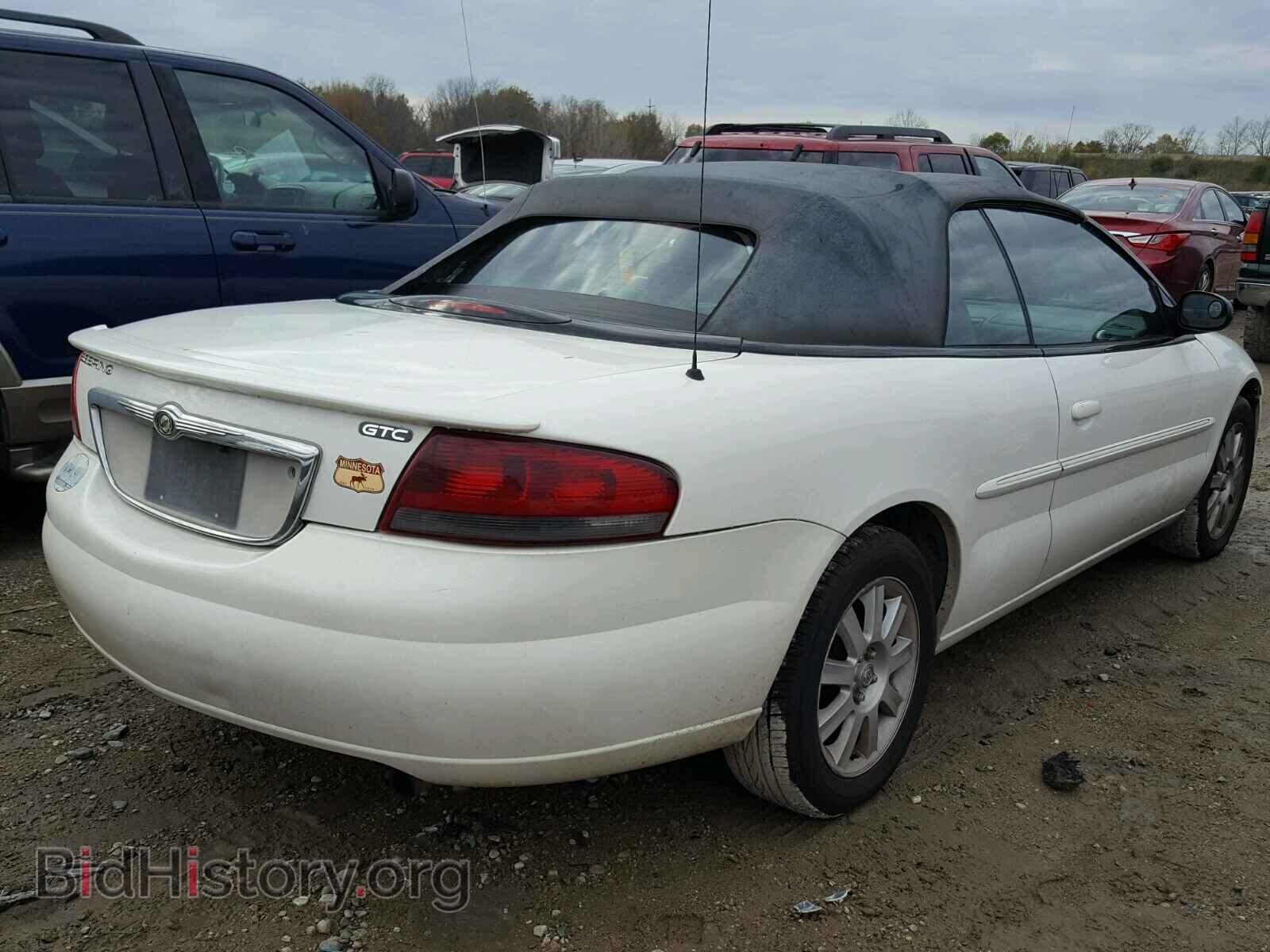 2004 CHRYSLER SEBRING - VIN: 1C3EL75R74N362739 - Фото 4