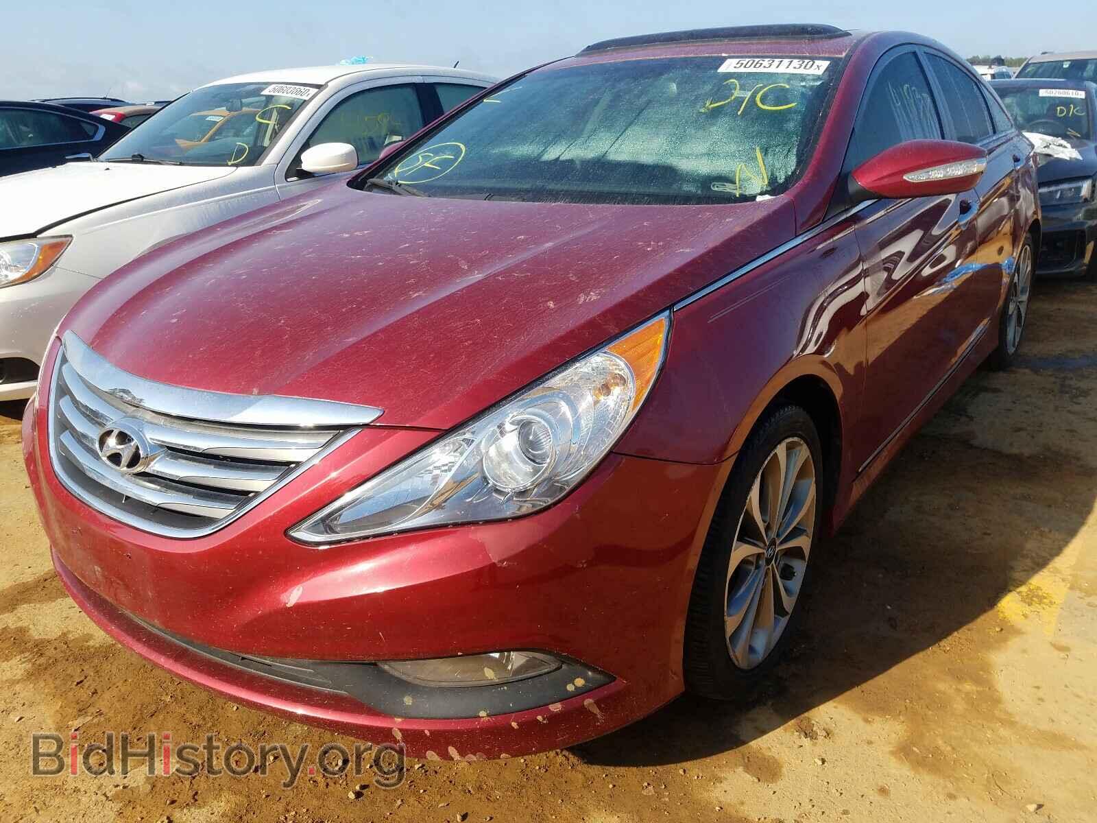 2014 HYUNDAI SONATA - VIN: 5NPEC4AC7EH897308 - Фото 2