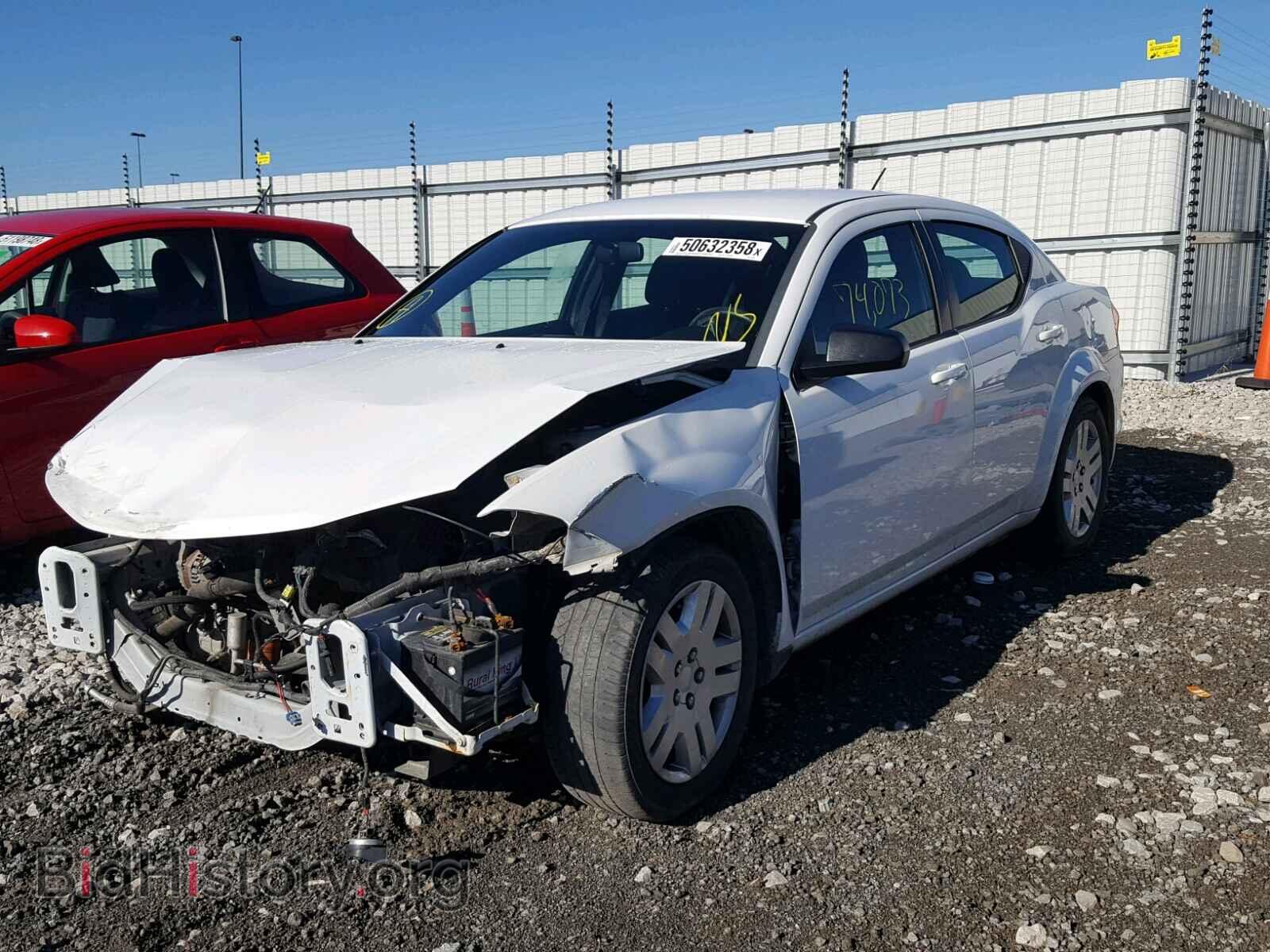 2014 DODGE AVENGER - VIN: 1C3CDZAB2EN168887 - Фото 2