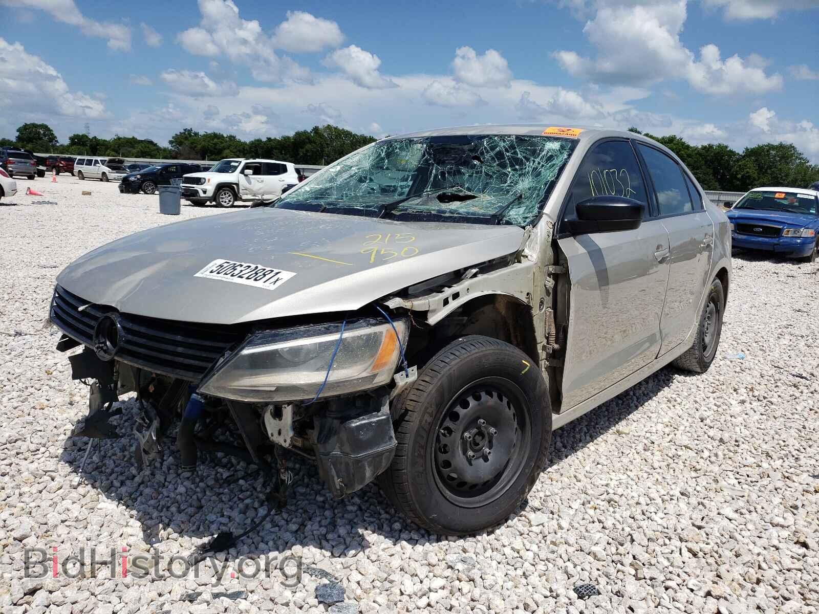 2014 VOLKSWAGEN JETTA - VIN: 3VW2K7AJ0EM215950 - Фото 2