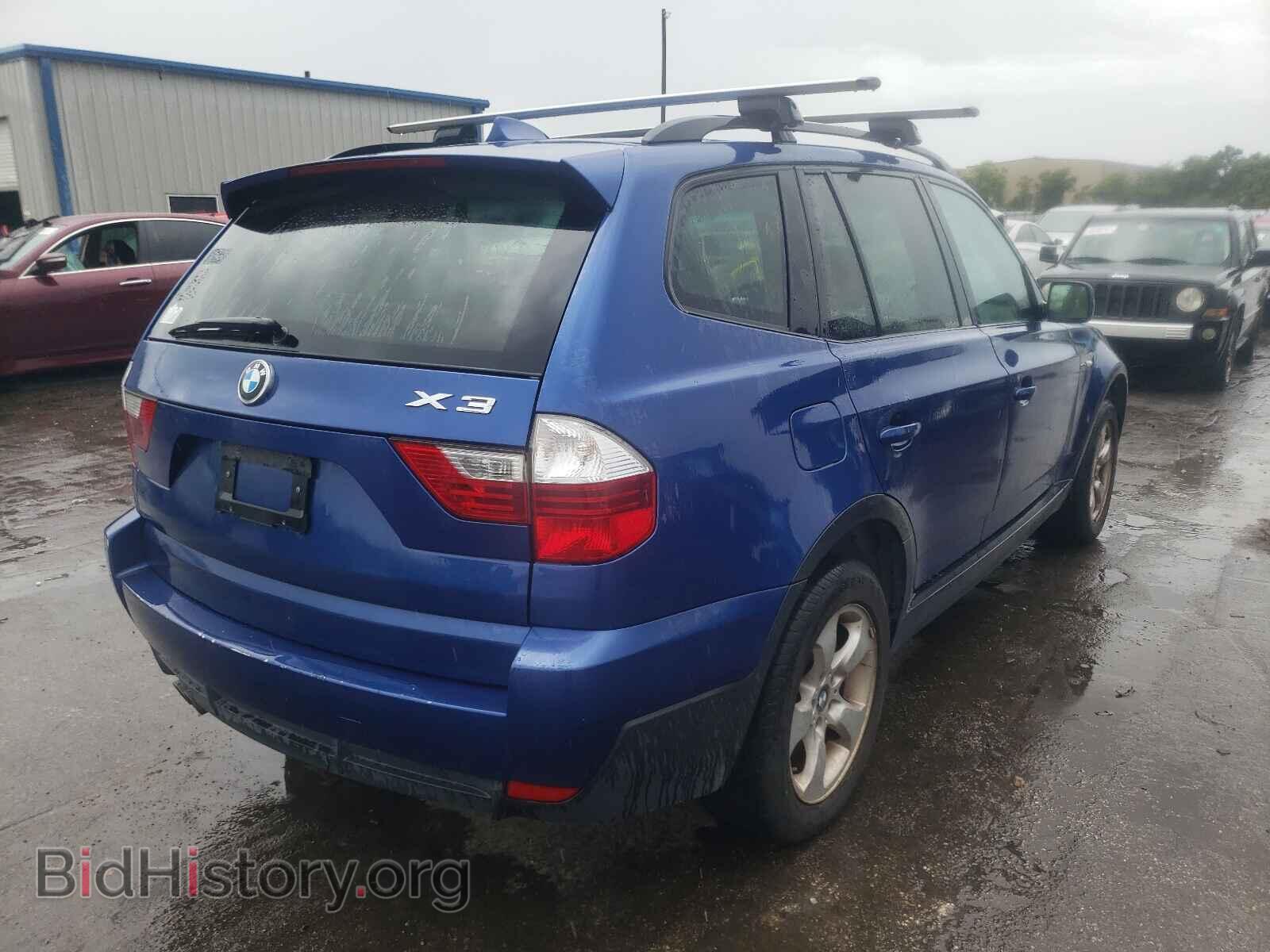 2007 BMW X3 - VIN: WBXPC93417WJ01387 - Фото 4