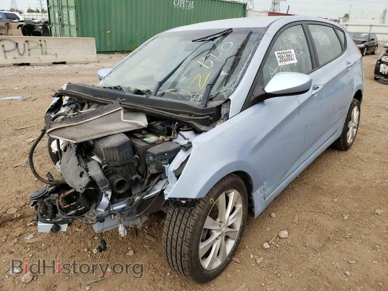2012 HYUNDAI ACCENT - VIN: KMHCU5AE1CU003216 - Фото 2