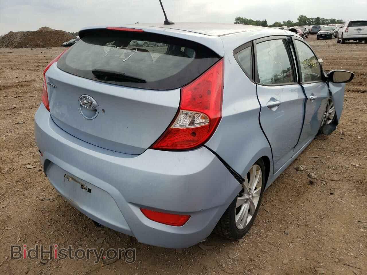 2012 HYUNDAI ACCENT - VIN: KMHCU5AE1CU003216 - Фото 4