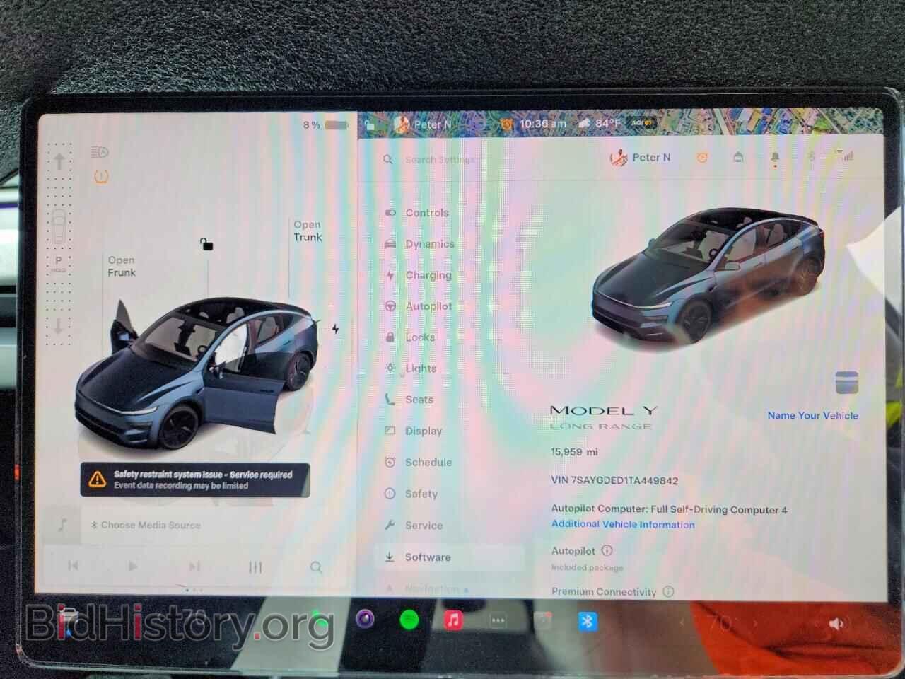 2026 TESLA MODEL Y - VIN: 7SAYGDED1TA449842 - Фото 9