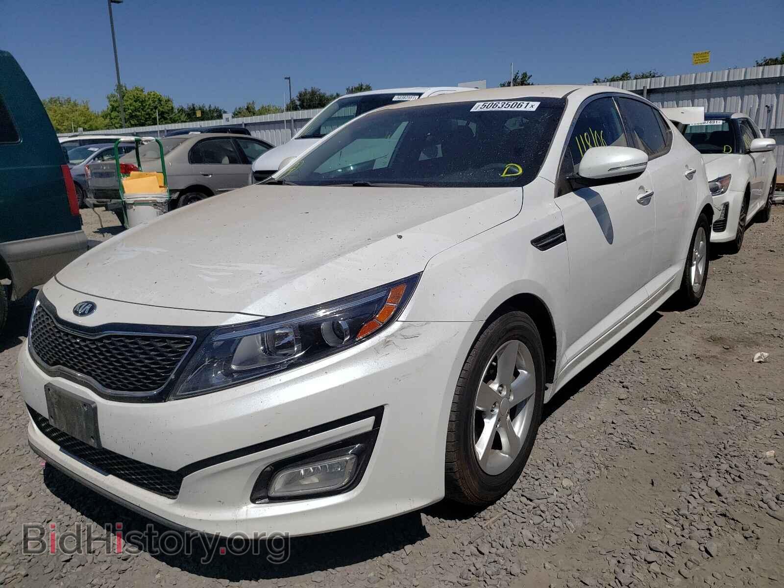 2015 KIA OPTIMA - VIN: KNAGM4A75F5664146 - Фото 2