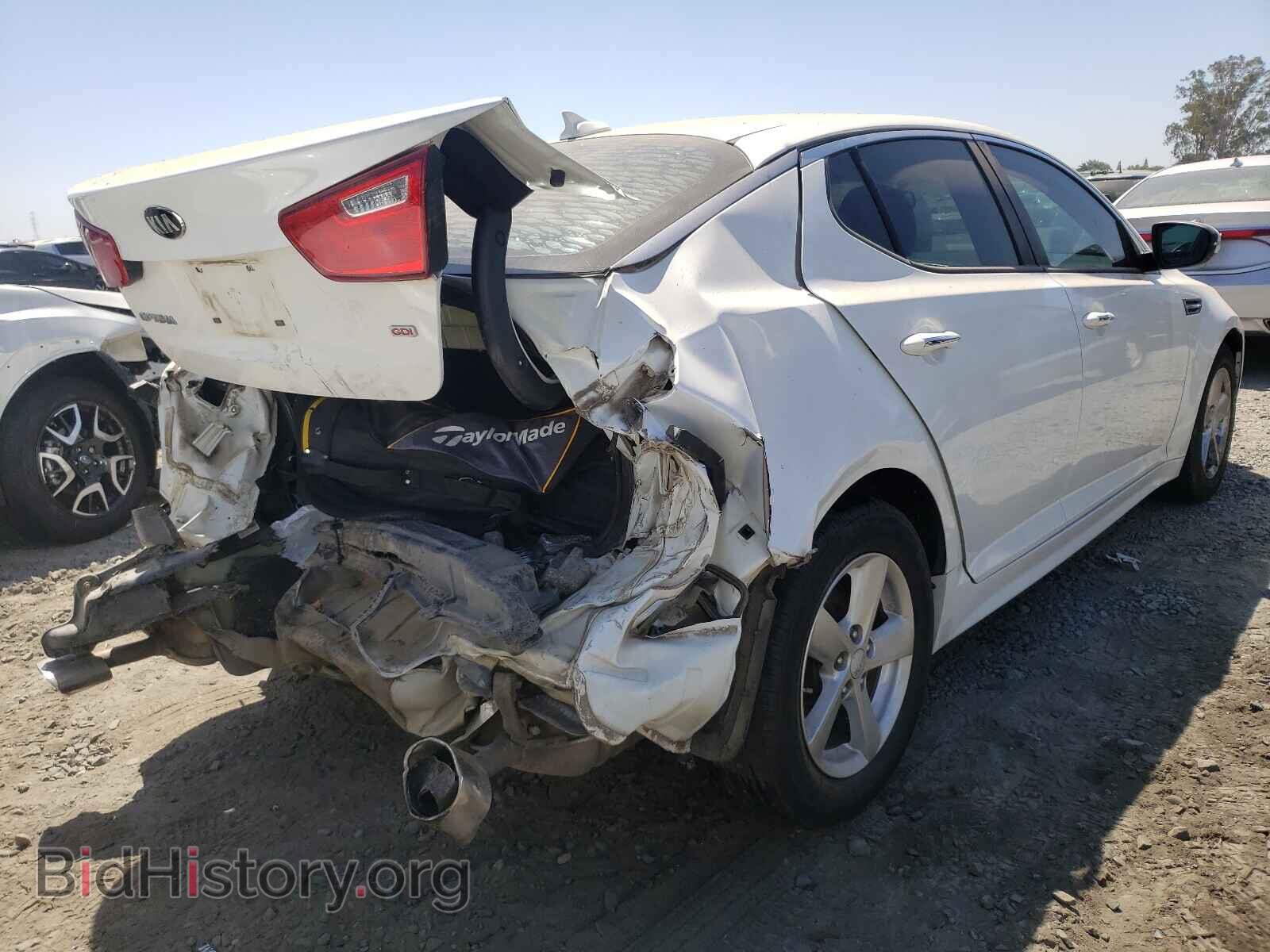 2015 KIA OPTIMA - VIN: KNAGM4A75F5664146 - Фото 4
