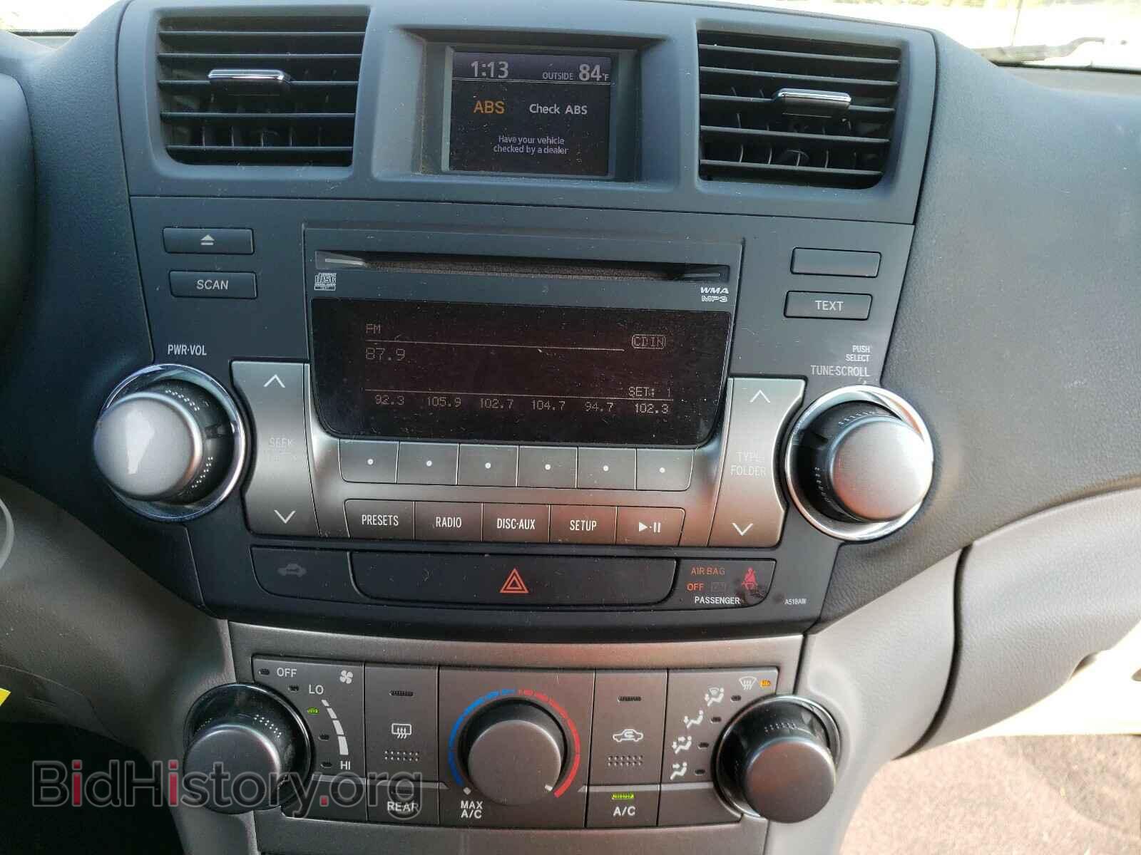 2012 TOYOTA HIGHLANDER - VIN: 5TDZK3EH2CS052233 - Фото 9