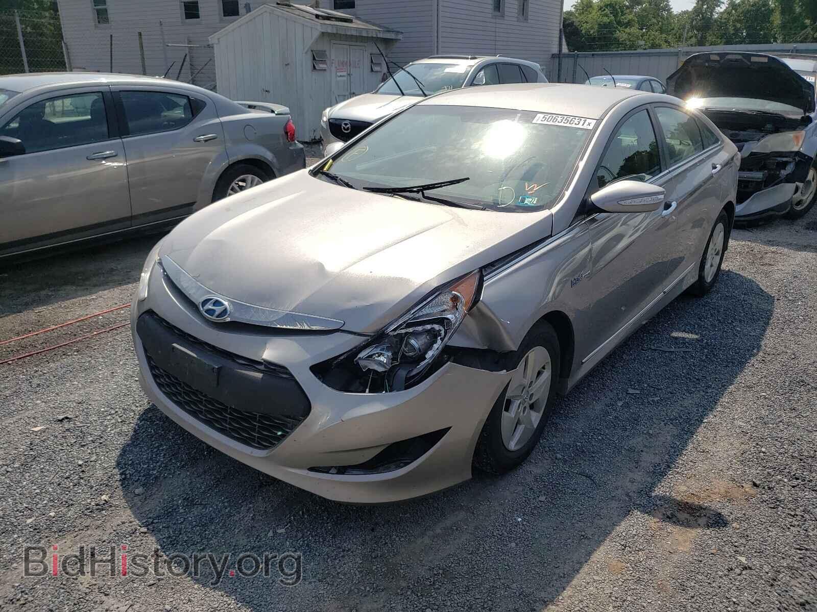 2012 HYUNDAI SONATA - VIN: KMHEC4A45CA059495 - Фото 2