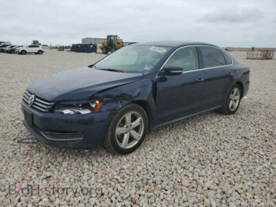 2015 Volkswagen PASSAT SE, blue — VIN 1VWBT7A36FC004026, Copart