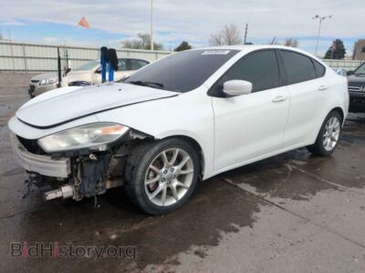 2013 Dodge DART SXT, белый — VIN 1C3CDFBA9DD139959, Copart