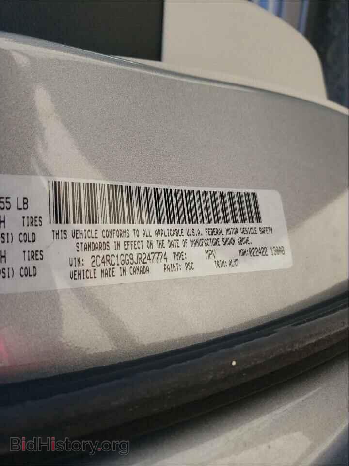 2018 CHRYSLER PACIFICA - VIN: 2C4RC1GG9JR247774 - Фото 10