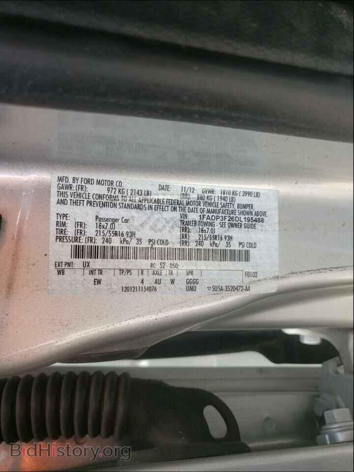 2013 FORD FOCUS - VIN: 1FADP3F26DL195488 - Photo 10