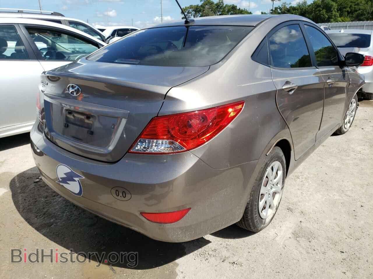 2014 HYUNDAI ACCENT - VIN: KMHCT4AE8EU736637 - Фото 4