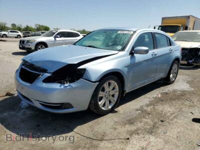 2012 Chrysler 200 Touring, синий — VIN 1C3CCBBB3CN164546, Copart