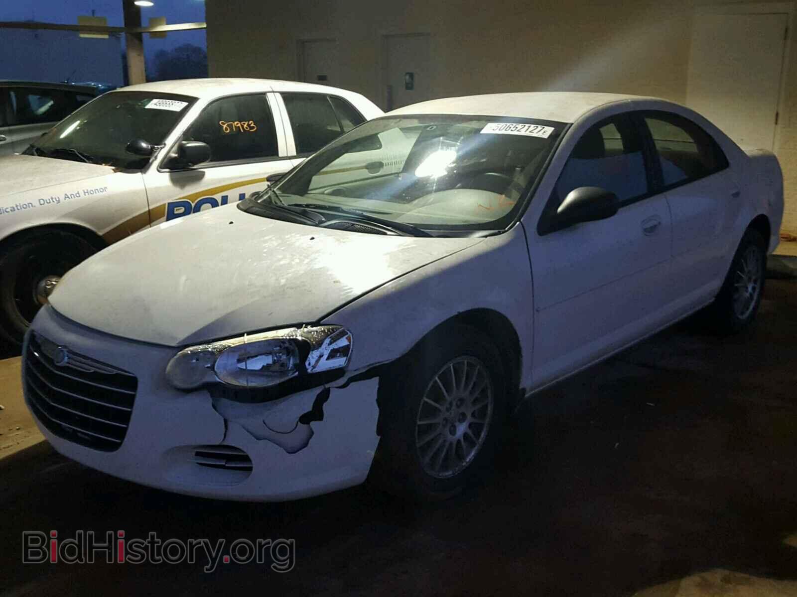 2004 CHRYSLER SEBRING - VIN: 1C3EL56R54N288689 - Фото 2