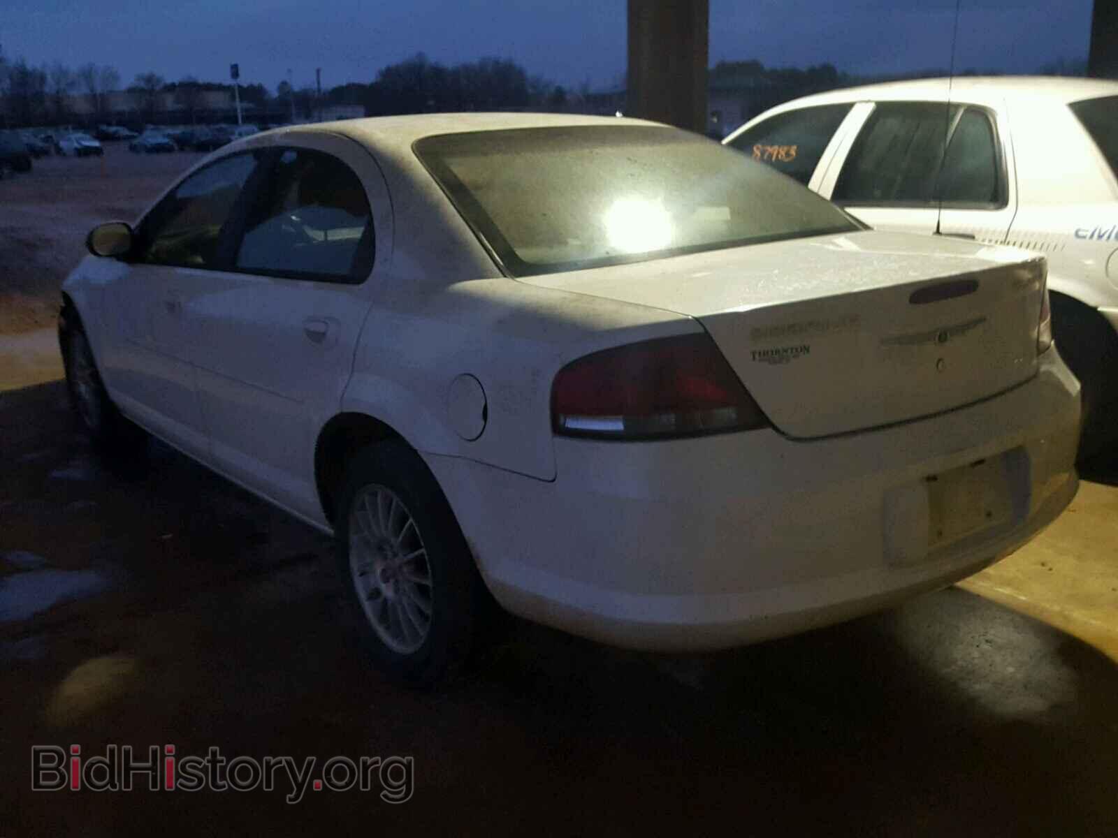 2004 CHRYSLER SEBRING - VIN: 1C3EL56R54N288689 - Фото 3
