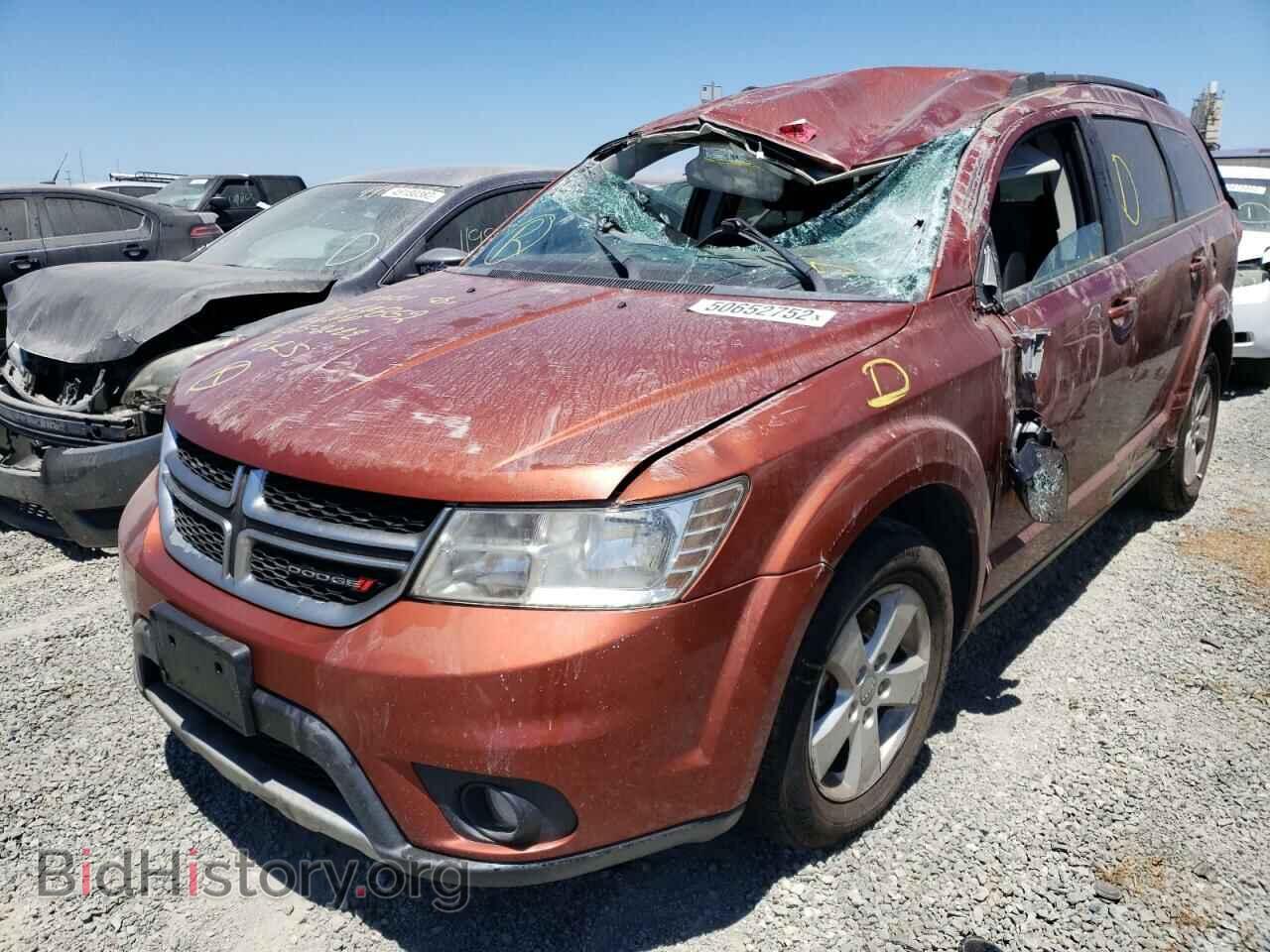 2012 DODGE JOURNEY - VIN: 3C4PDCBG2CT345570 - Фото 2