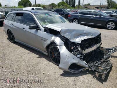 2015 Mercedes-Benz E-CLASS E 63 AMG-S, серебристый — VIN WDDHH7GB4FB141670, Copart