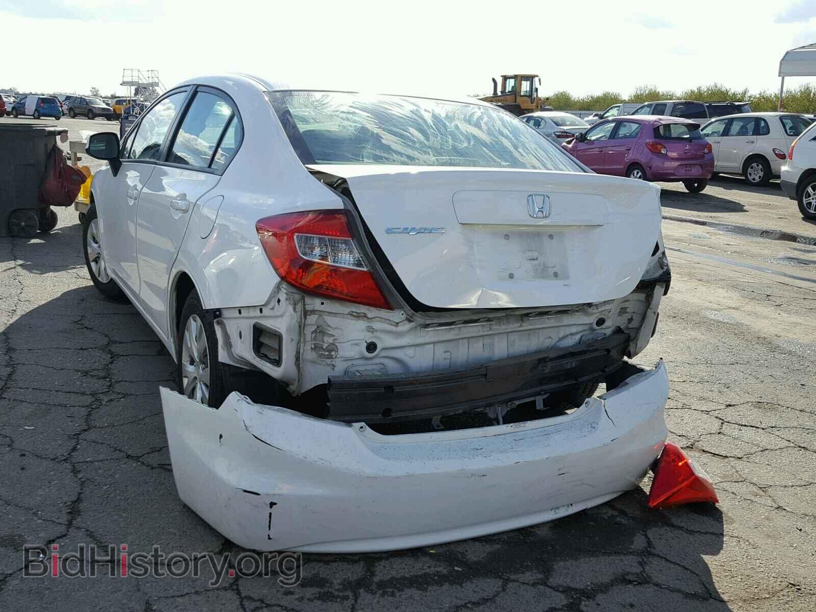 2012 HONDA CIVIC - VIN: 2HGFB2F51CH582307 - Фото 3