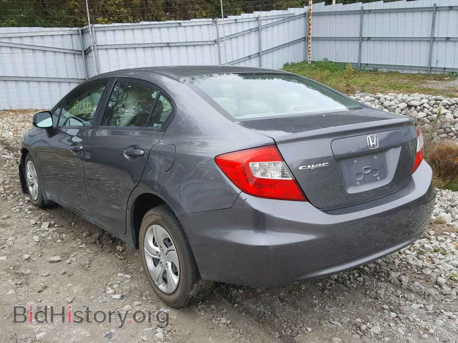2012 HONDA CIVIC LX - VIN: 2HGFB2F43CH120547 - Фото 3