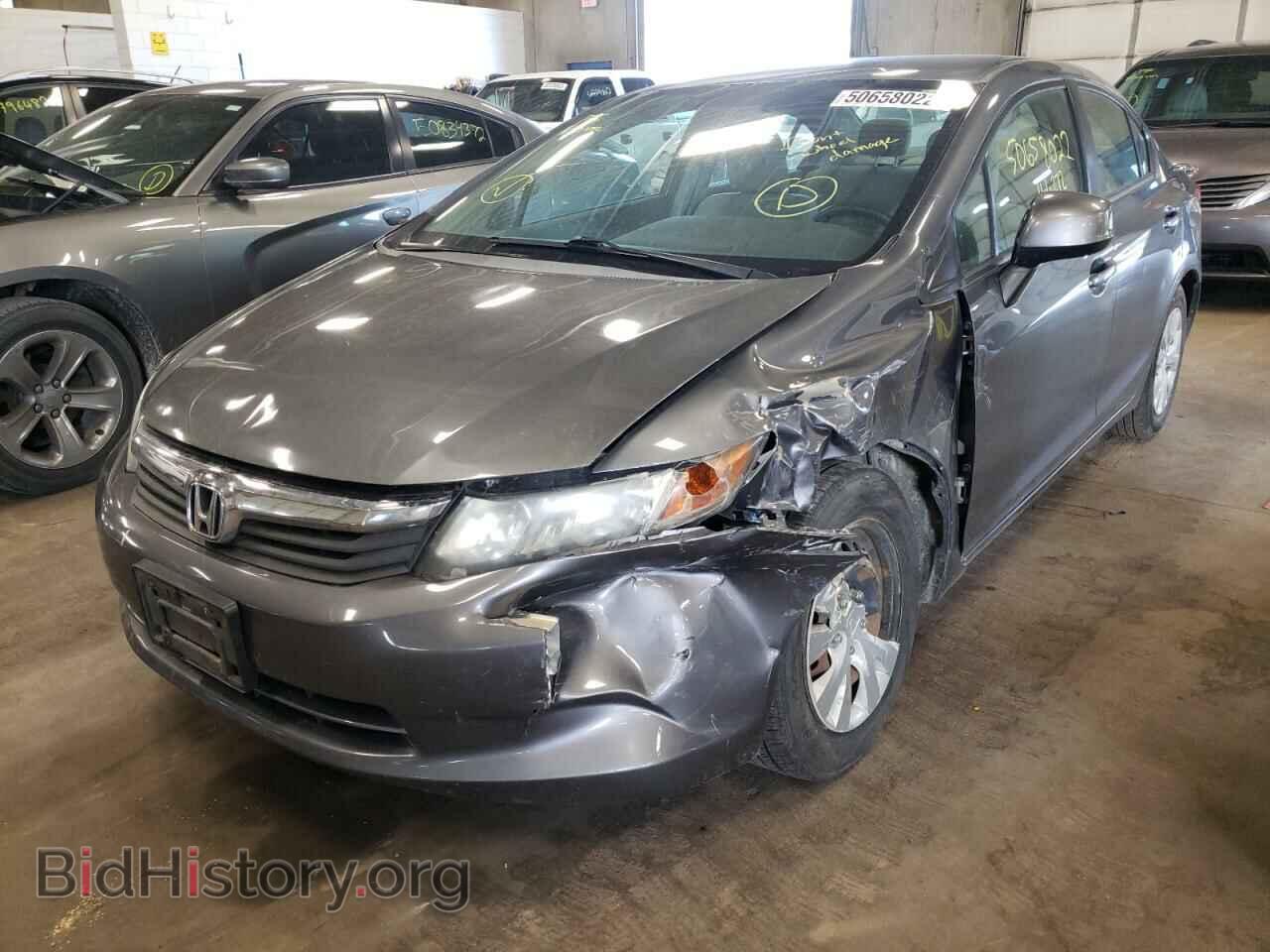2012 HONDA CIVIC - VIN: 19XFB2F5XCE055876 - Фото 2