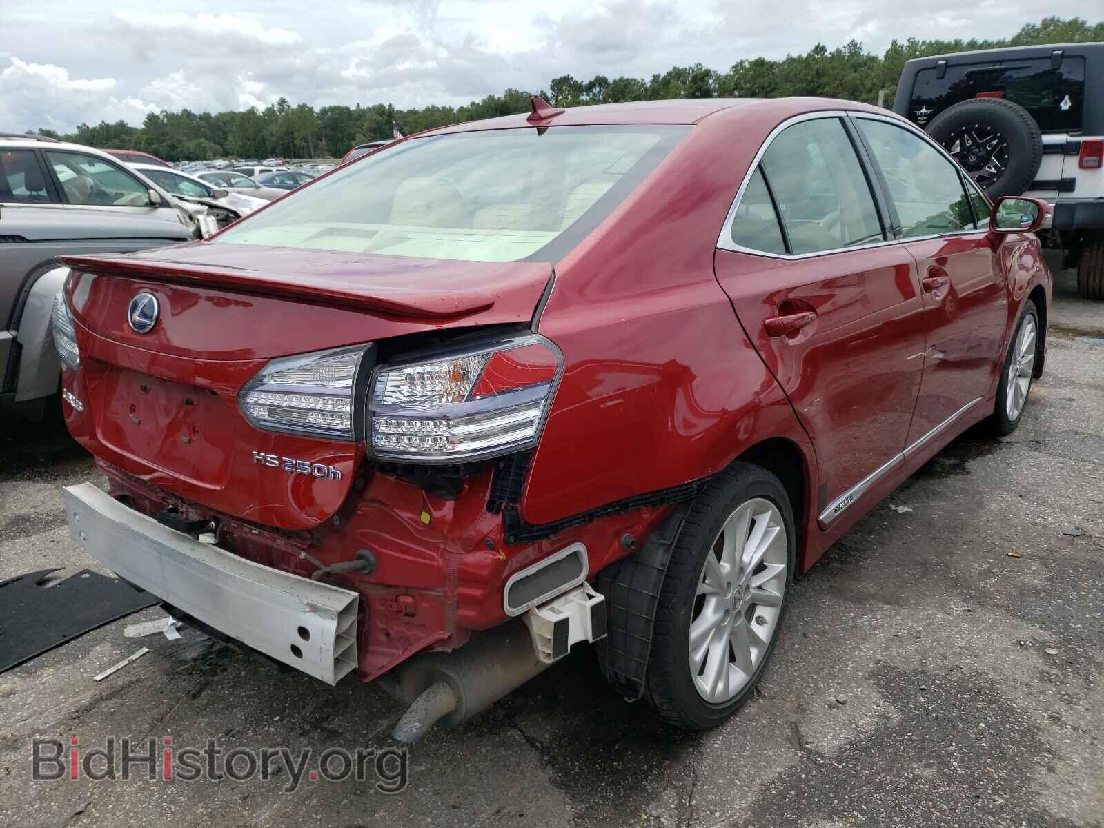 2010 LEXUS HS - VIN: JTHBB1BA1A2032555 - Фото 4