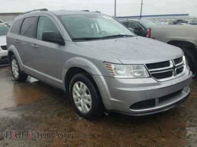 2017 Dodge JOURNEY SE, серебристый — VIN 3C4PDCAB9HT638539, Copart