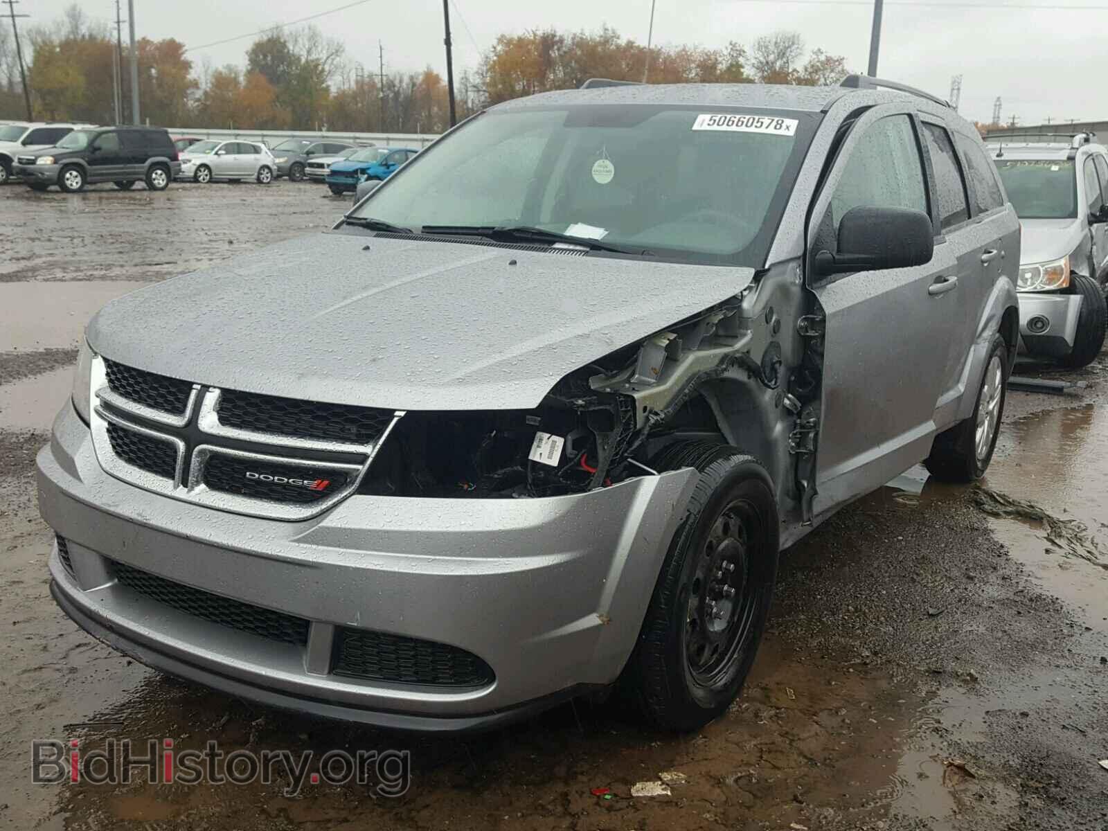 2017 DODGE JOURNEY SE - VIN: 3C4PDCAB9HT638539 - Фото 2