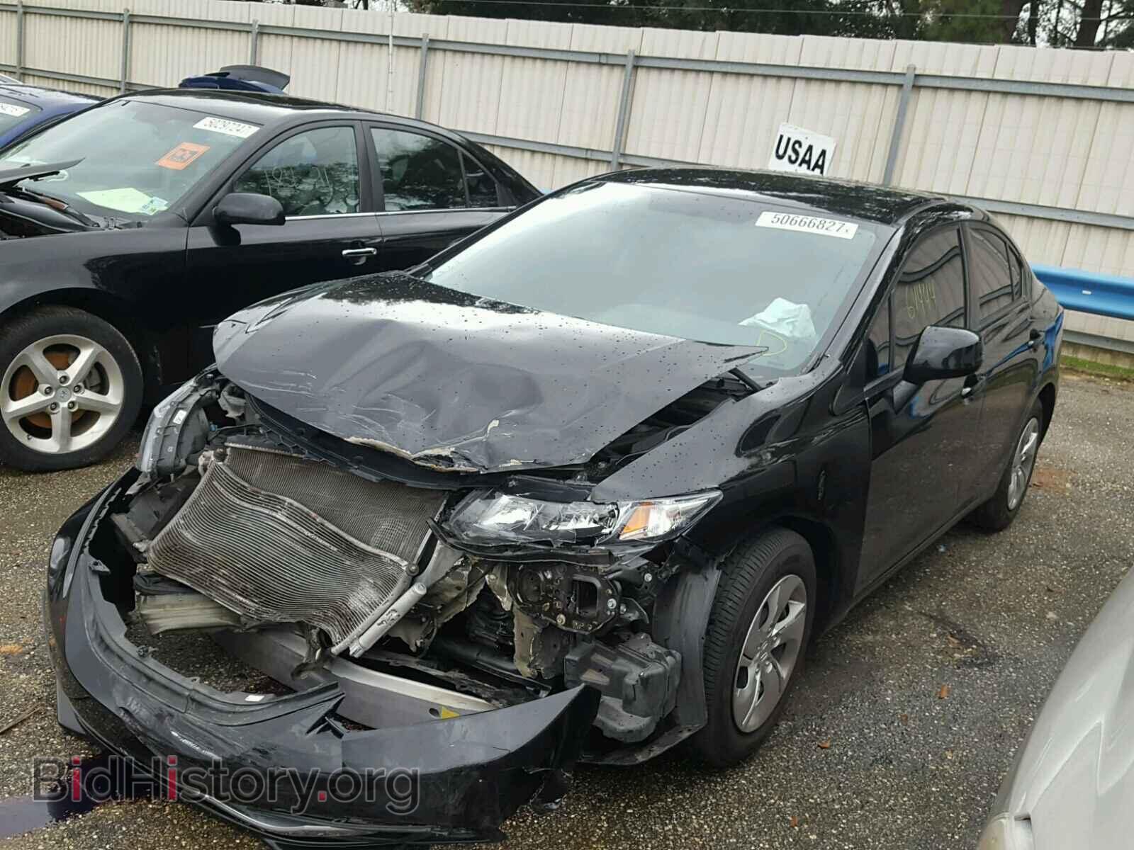 2013 HONDA CIVIC - VIN: 2HGFB2F52DH548393 - Фото 2