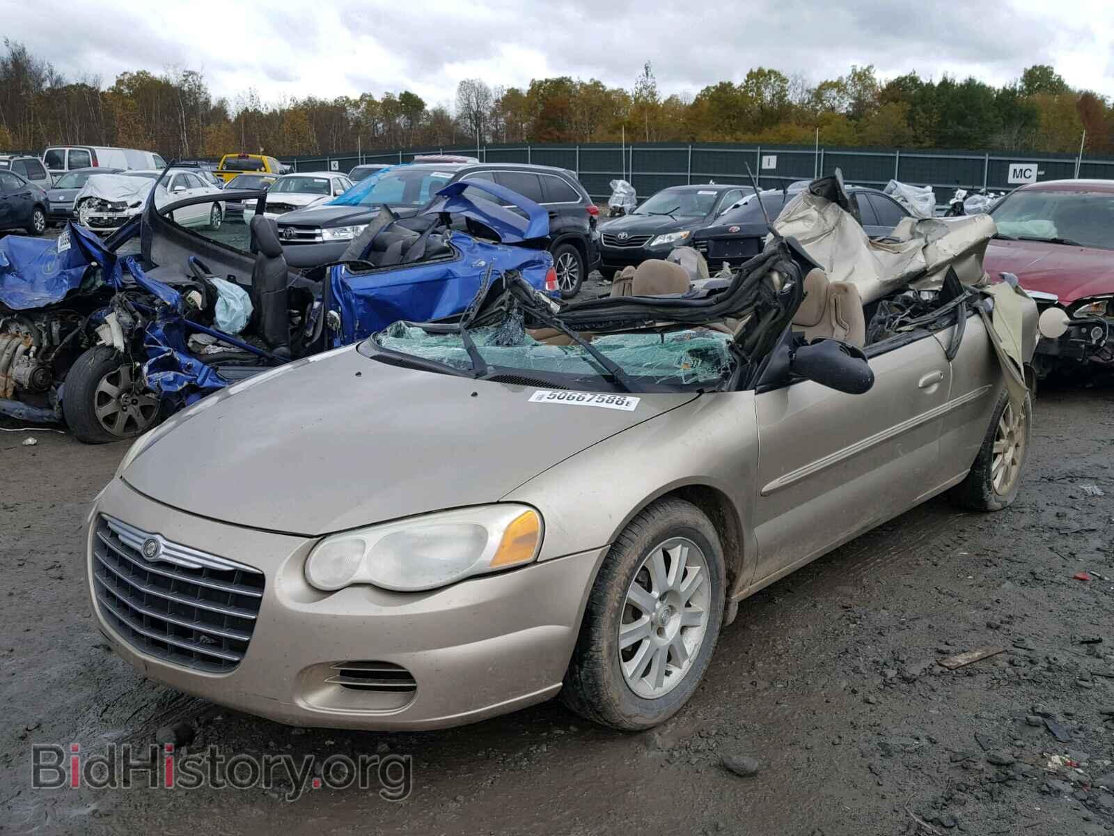 2004 CHRYSLER SEBRING - VIN: 1C3EL45X74N180357 - Фото 2
