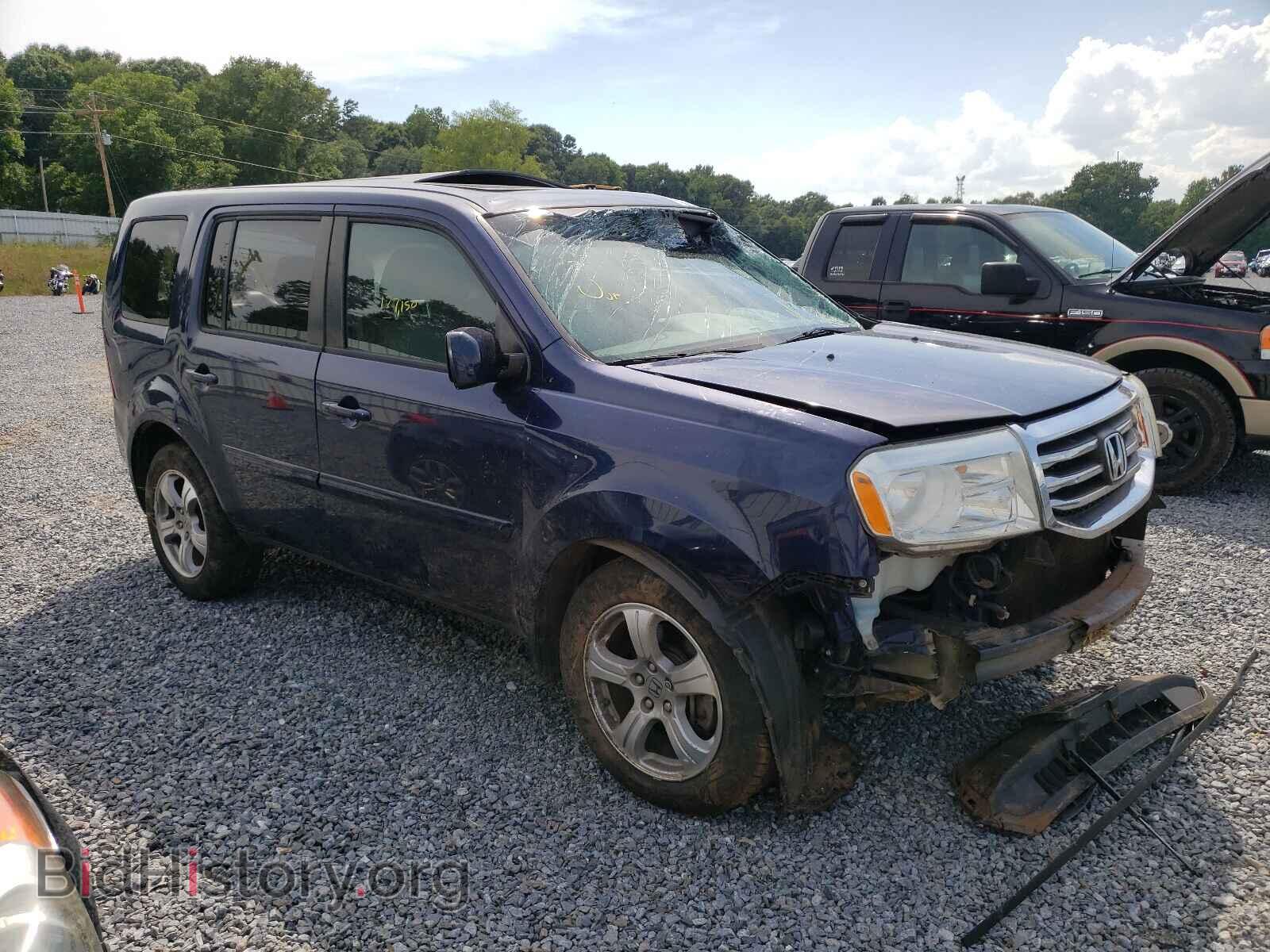 Photo 5FNYF3H60DB012796 - HONDA PILOT 2013