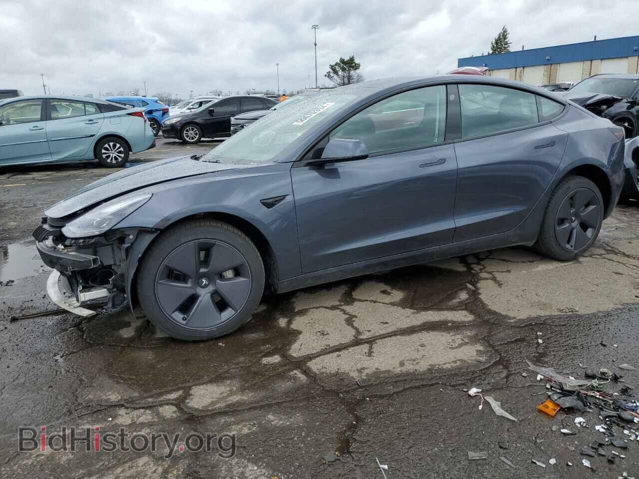 Photo 5YJ3E1EB7NF343945 - TESLA MODEL 3 2022