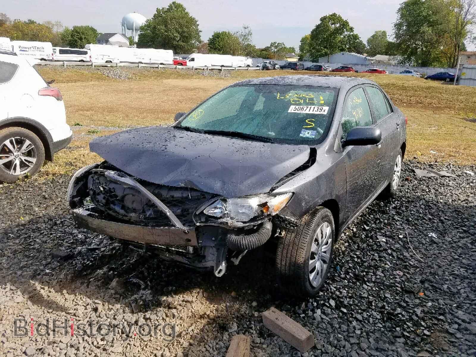 2012 TOYOTA COROLLA BA - VIN: 2T1BU4EE4CC909331 - Фото 2