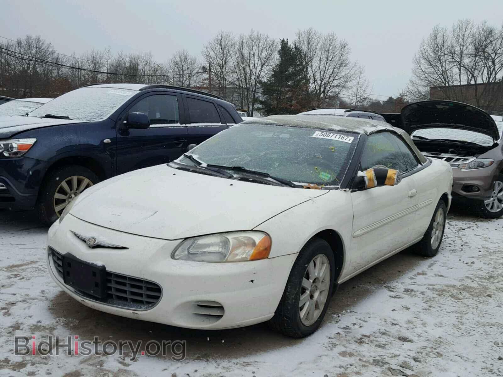 2003 CHRYSLER SEBRING - VIN: 1C3EL75T93N595886 - Фото 2