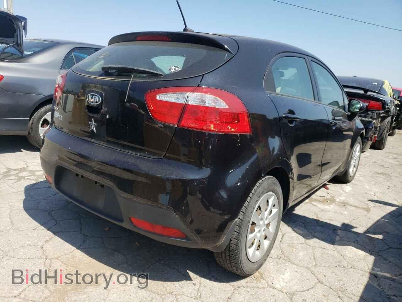 2012 KIA RIO - VIN: KNADM5A34C6016583 - Фото 4