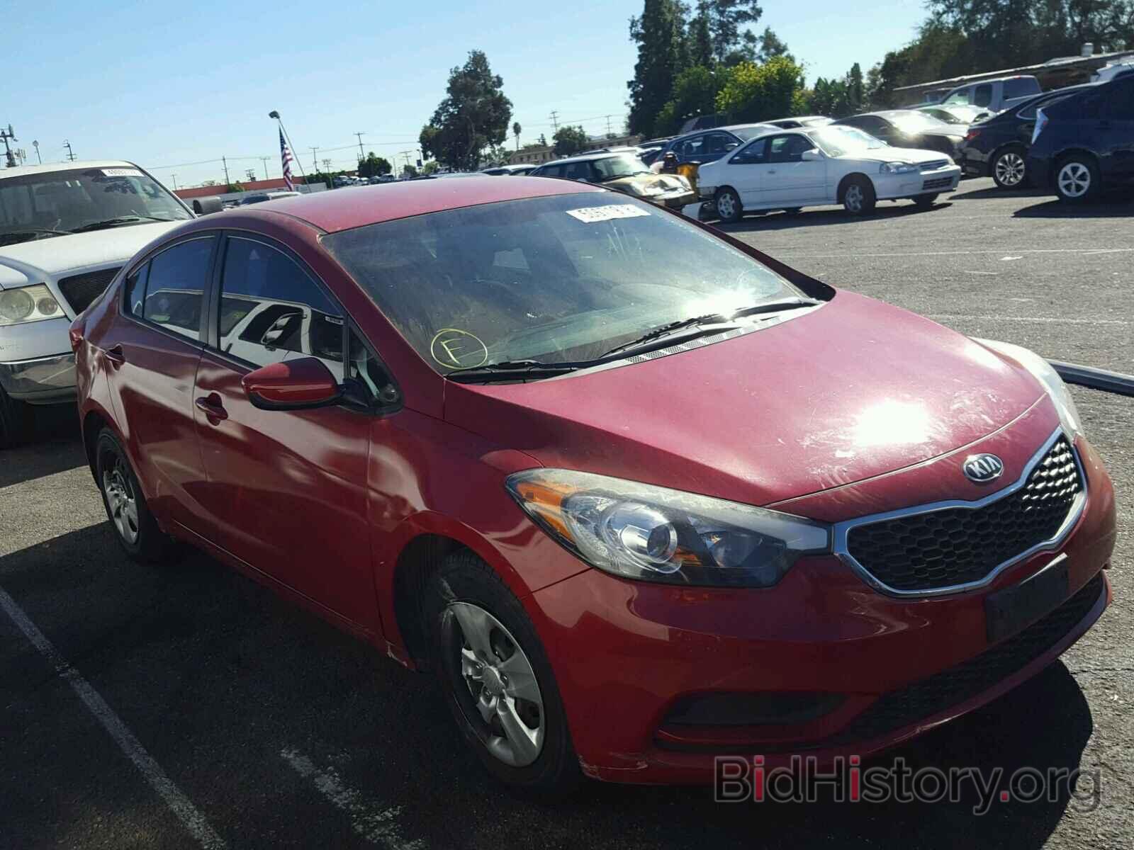 Photo KNAFK4A60E5090224 - KIA FORTE 2014