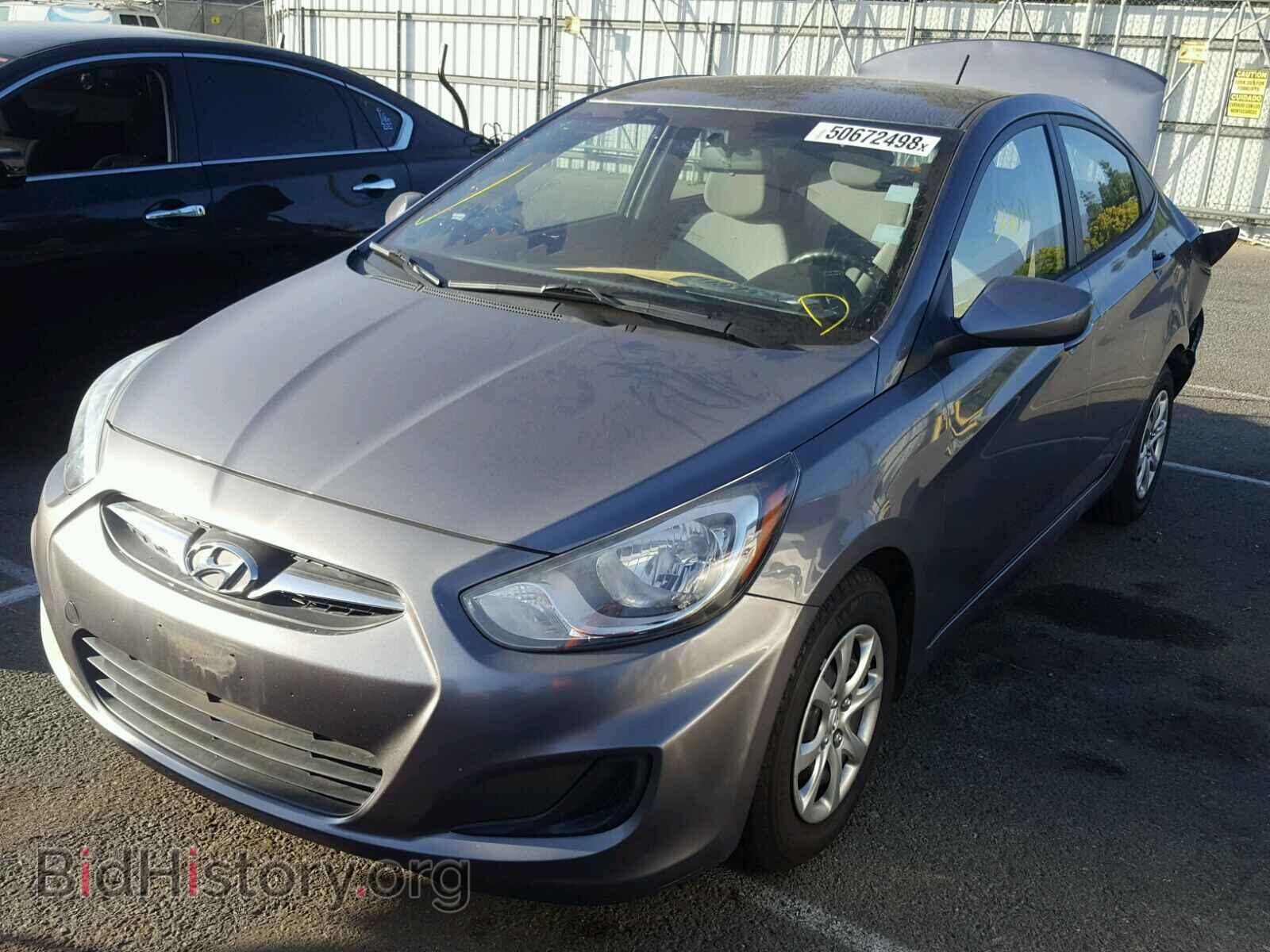 2014 HYUNDAI ACCENT - VIN: KMHCT4AE0EU636208 - Фото 2