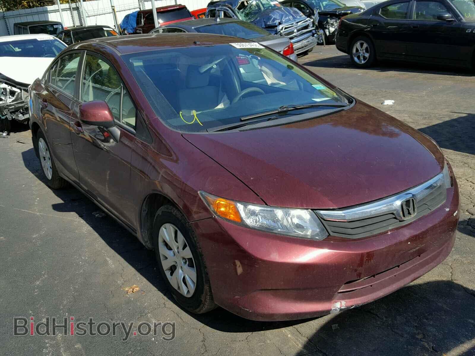 Фотография 19XFB2F59CE072040 - HONDA CIVIC LX 2012