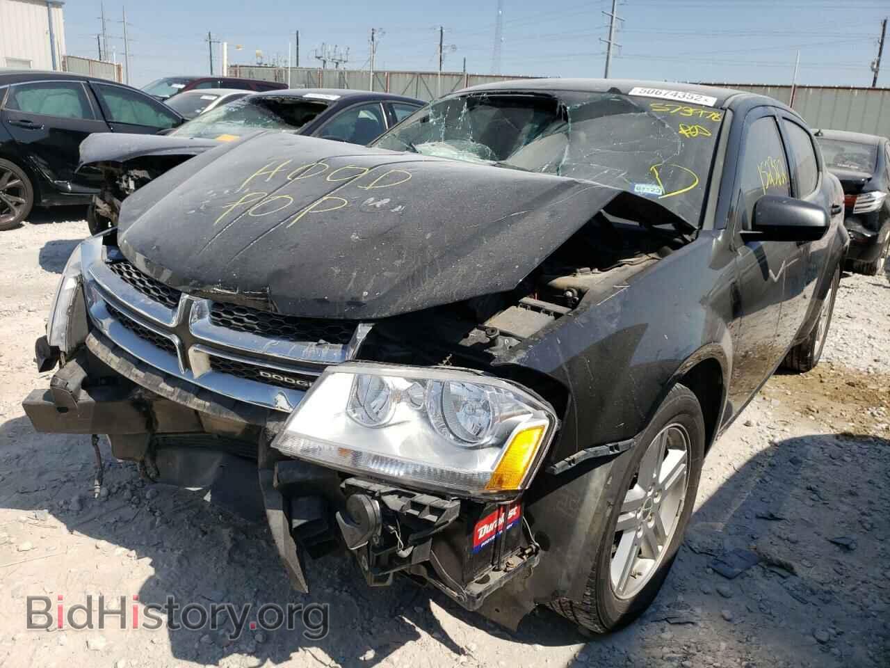2011 DODGE AVENGER - VIN: 1B3BD1FB5BN573978 - Фото 2