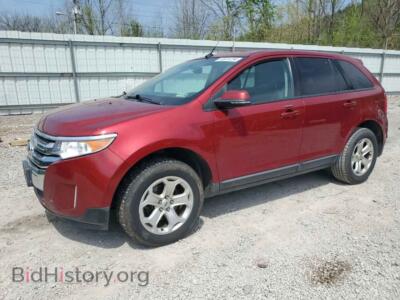 2014 Ford EDGE SEL, red — VIN 2FMDK4JCXEBB17212, Copart