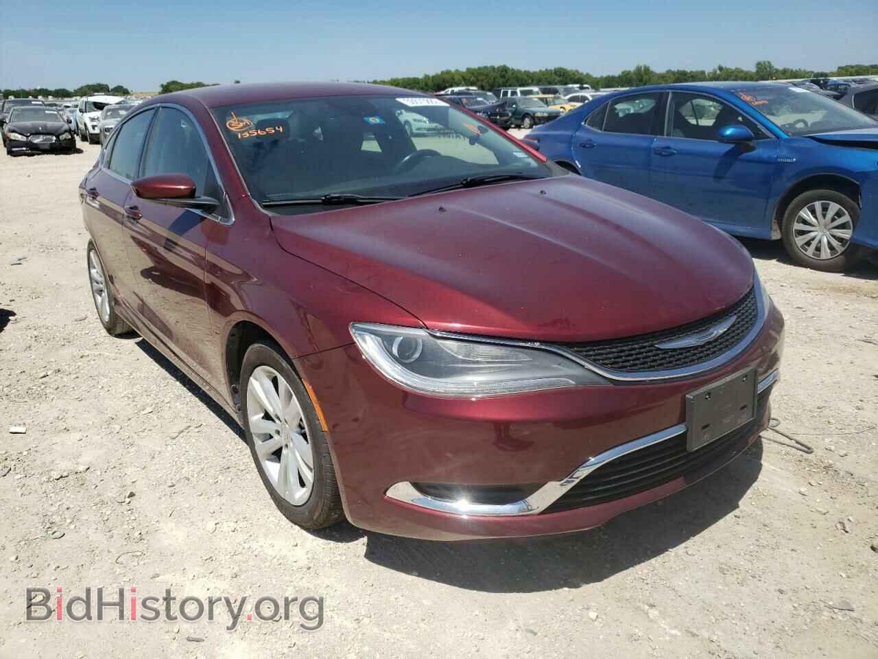 Фотография 1C3CCCAB9GN155654 - CHRYSLER 200 2016