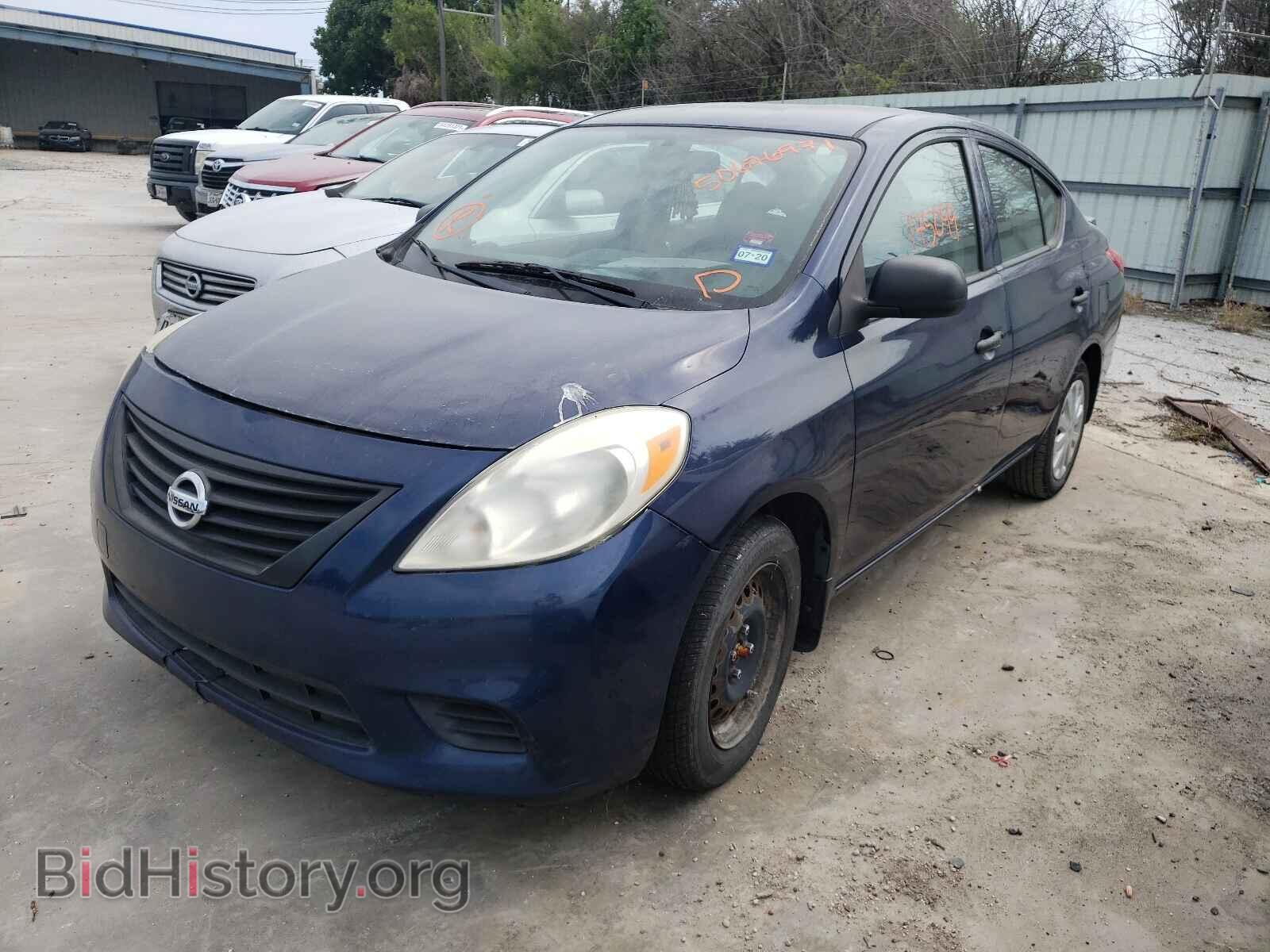 2013 NISSAN VERSA - VIN: 3N1CN7AP1DL849178 - Фото 2