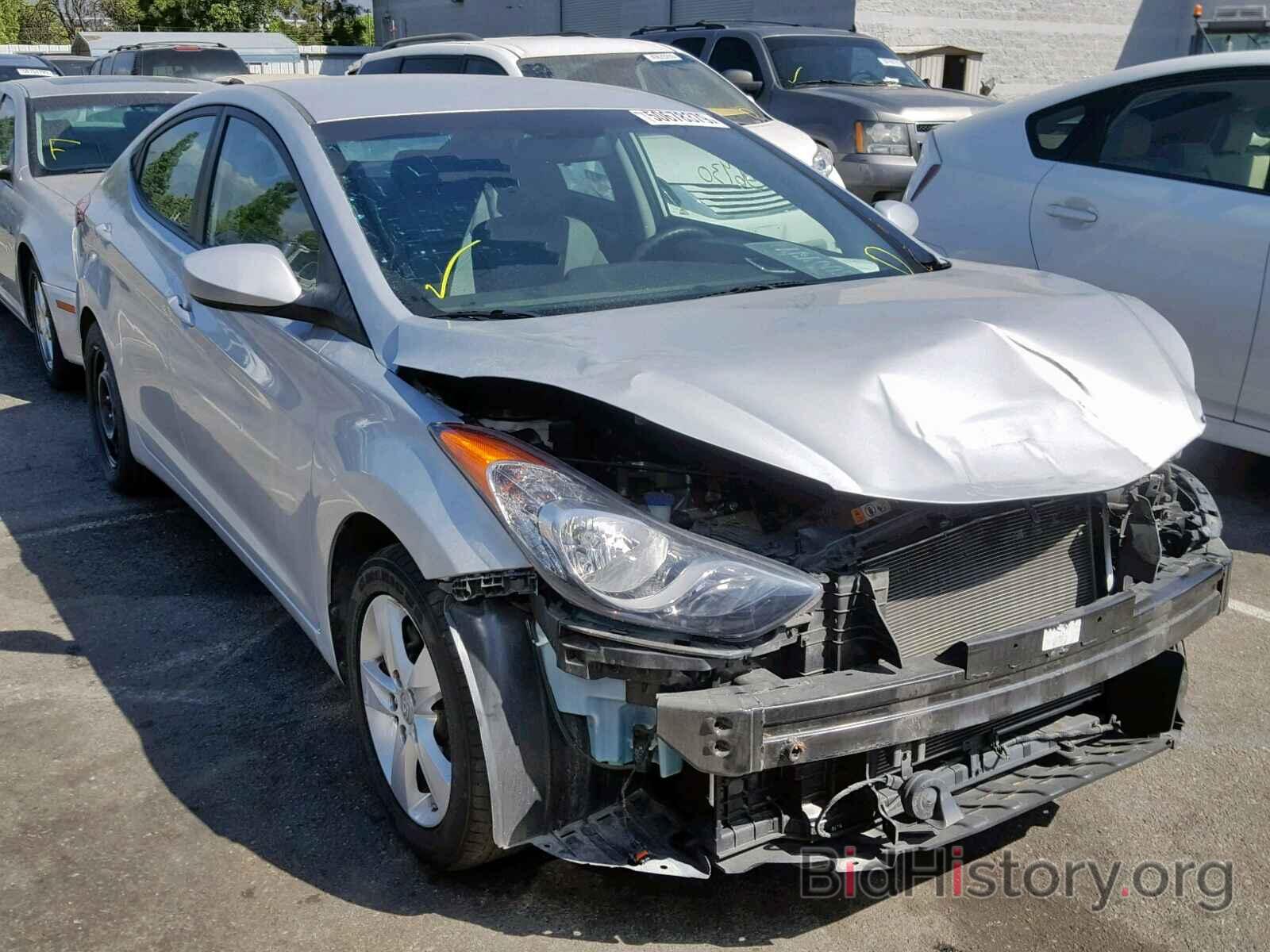 Photo KMHDH4AEXCU416979 - HYUNDAI ELANTRA 2012