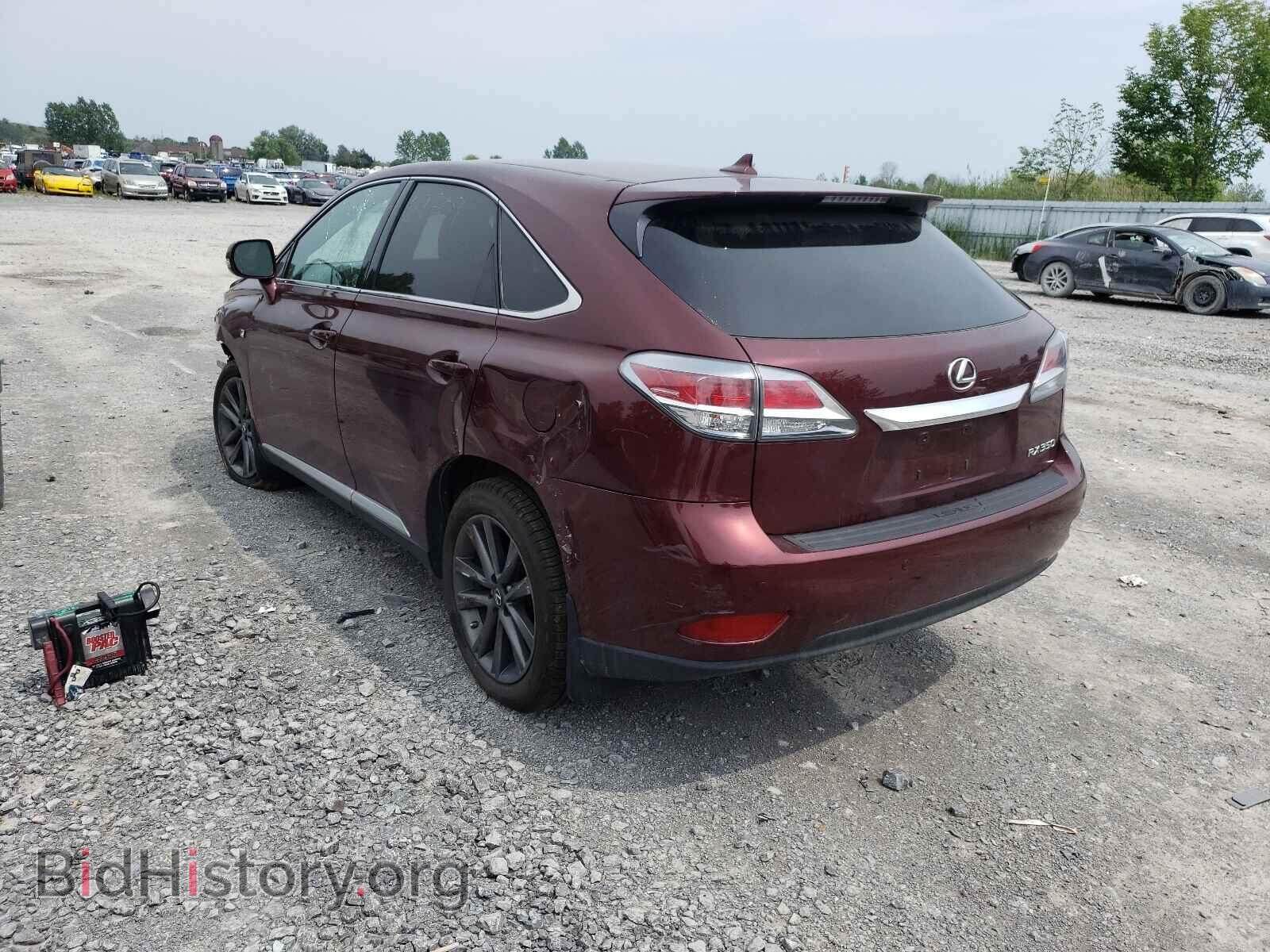 2013 LEXUS RX350 - VIN: 2T2BK1BA9DC174624 - Фото 3