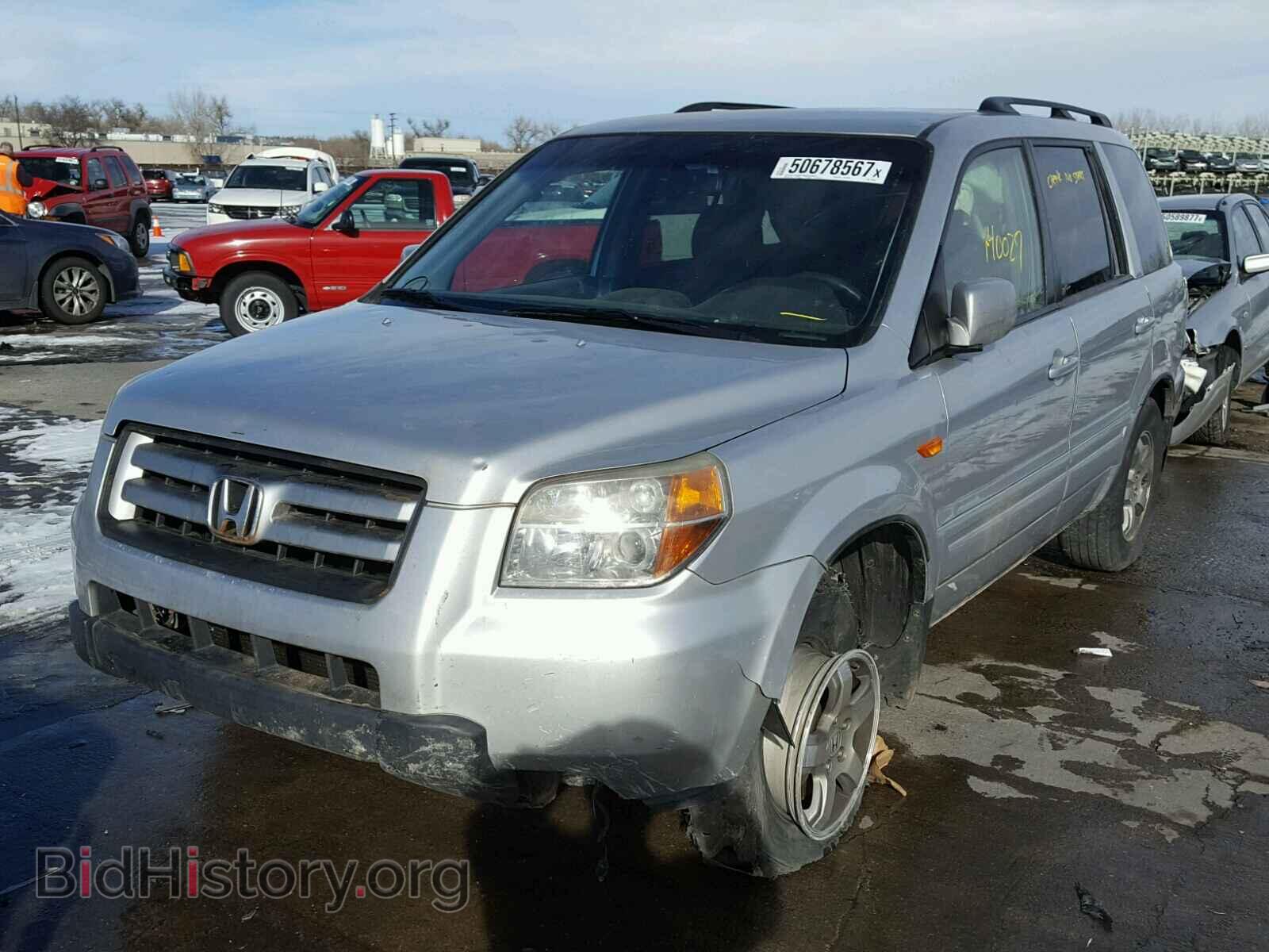 2007 HONDA PILOT - VIN: 2HKYF18437H539854 - Фото 2