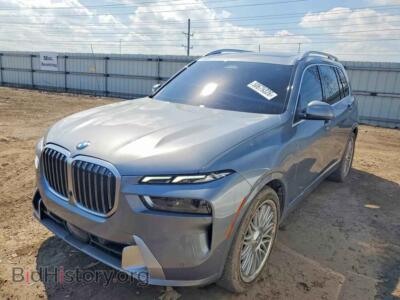 2023 BMW X7 XDRIVE40I, серый — VIN 5UX23EM05P9P92075, Copart