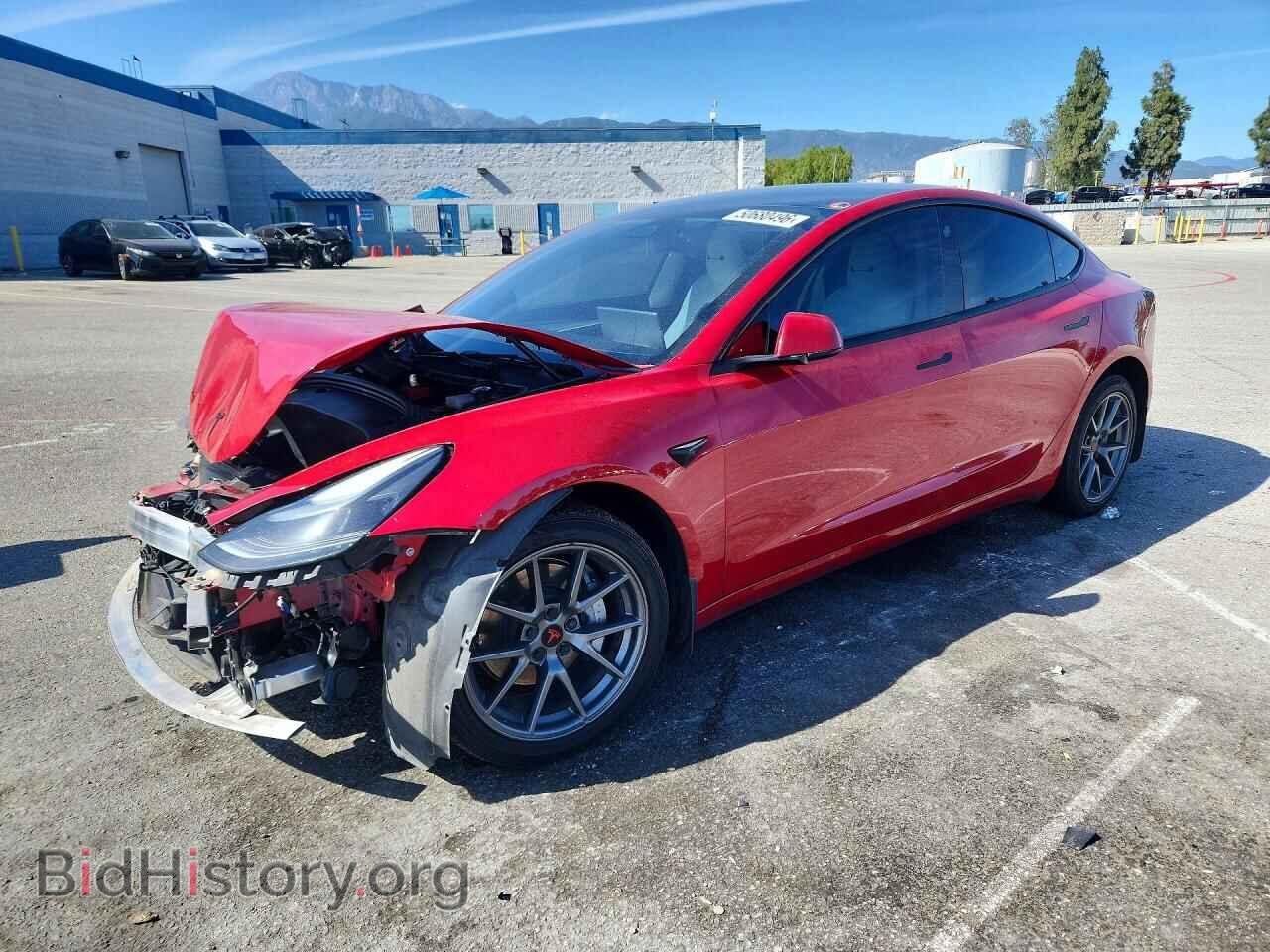 Photo 5YJ3E1EA4NF131706 - TESLA MODEL 3 2022