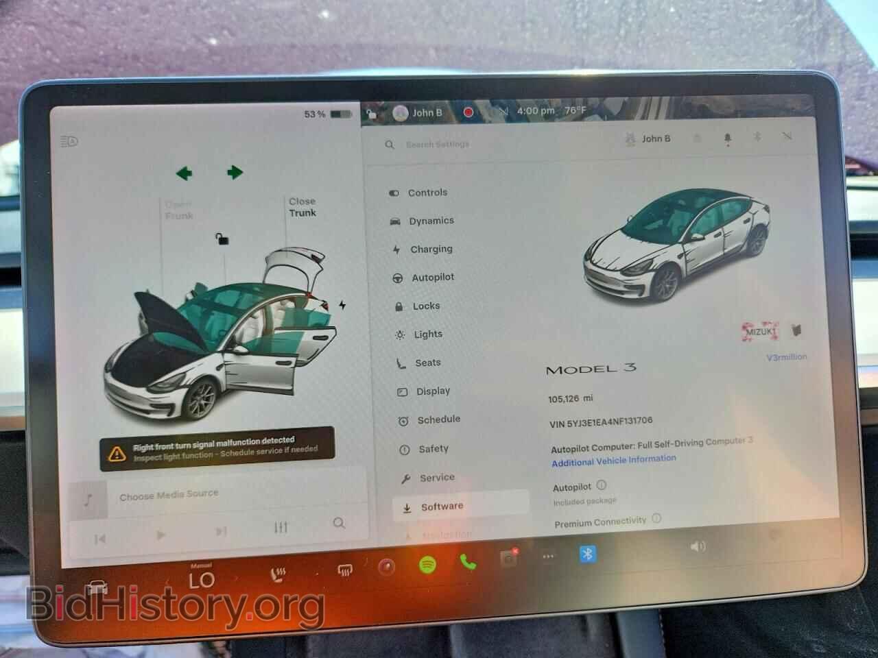 2022 TESLA MODEL 3 - VIN: 5YJ3E1EA4NF131706 - Photo 9