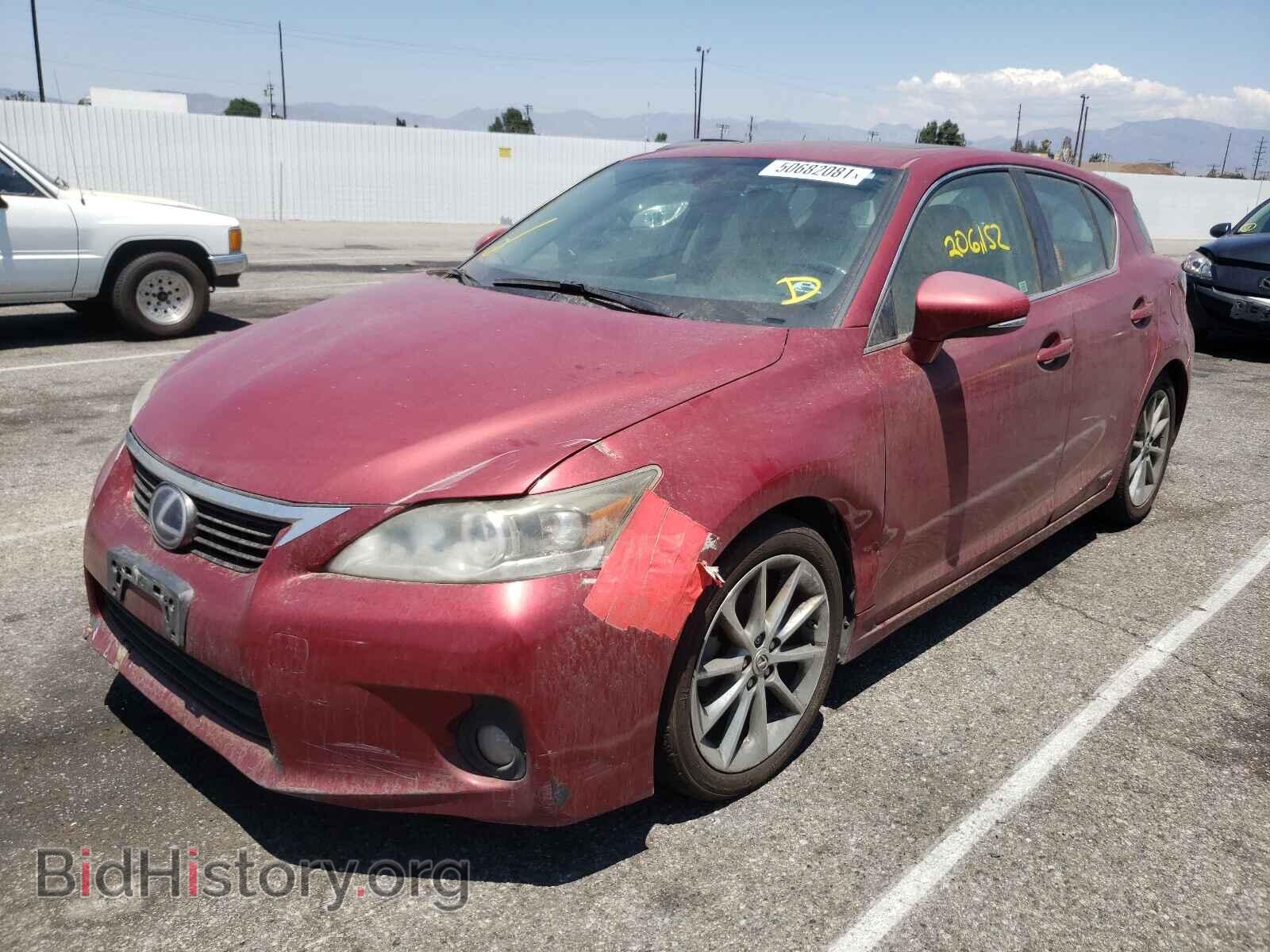 2011 LEXUS CT 200 - VIN: JTHKD5BH0B2034801 - Фото 2